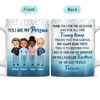 Thanks For The Laughter Personalized Mug - Best Friends Gift - Thegiftio UK