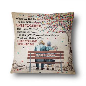 When We Get To The End Custom Pillow - Gift for Couple - Thegiftio UK
