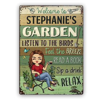 Listen To The Birds Feel The Breeze Custom Metal Sign - Gift - Thegiftio UK
