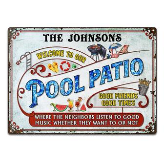 Poolside Grilling Listen To The Good Music Personalized - Thegiftio UK