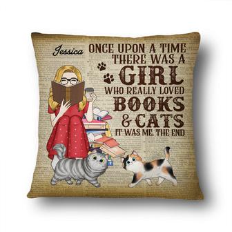 Once Upon A Time Personalized Pillow - Gift for Book Lovers - Thegiftio UK