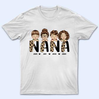 Leopard Nana Personalized T-Shirt - Birthday Gift for Mom - Thegiftio UK