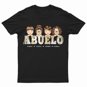 Abuelo Abuelito Tito Tata Yayo Custom T-Shirt - Grandpa Gift - Thegiftio UK