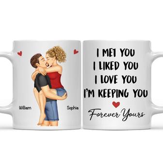 I Met You I Liked You I Love You Custom Mug - Spouse Gift - Thegiftio UK