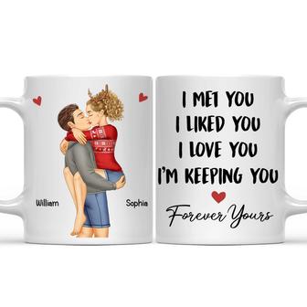 I Met You I Liked You I Love You Custom Mug - Spouse Gift - Thegiftio UK