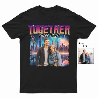 Custom Photo Together Since Hip Hop T-Shirt - Birthday Gift - Thegiftio UK