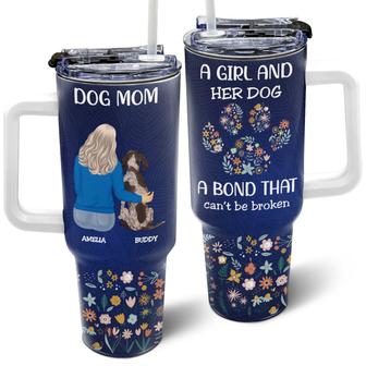 A Bond That Can't Be Broken Custom Tumbler - Dog Lovers Gift - Thegiftio UK