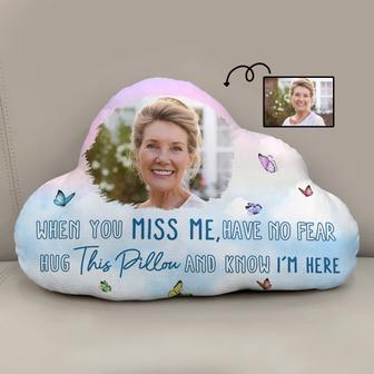 When You Miss Me Custom Pillow - Loving Memorial Gift - Thegiftio UK