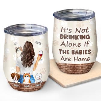 It's Not Drinking Alone Custom Tumbler - Gift for Pet Lovers - Thegiftio UK