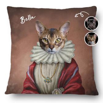 Custom Photo Pet Royal Portrait Pillow - Gift for Pet Lovers - Thegiftio UK