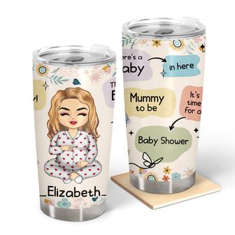 Pregnant Mom To Be Personalized Tumbler - Gift for Mother - Thegiftio UK