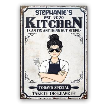 I Can Fix Anything Today Personalized Metal Sign - Thegiftio UK