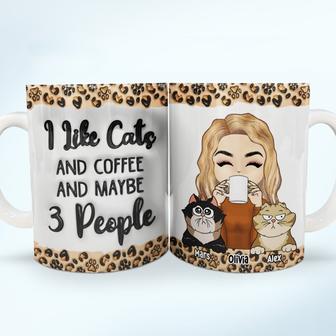 I Like Cats Personalized Edge-to-Edge Mug - Gift for Cat Mom - Thegiftio UK