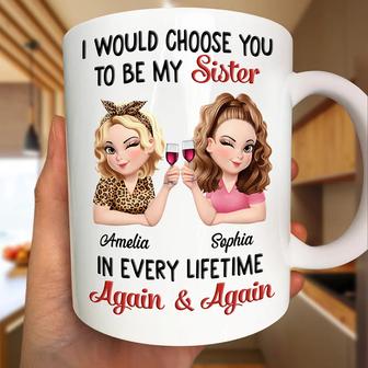 I Would Choose You To Be My Bestie Personalized Mug - Gift - Thegiftio UK