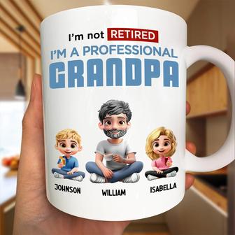 I'm Not Retired I'm A Full-Time Custom Mug - Gift for Dad - Thegiftio UK