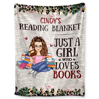 Leopard My Reading Blanket - Personalized Fleece Blanket, Sherpa Blanket - Thegiftio UK