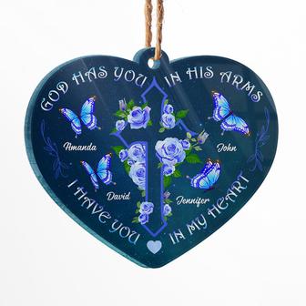 God Has You In His Arms Personalized Ornament - Gift - Thegiftio UK
