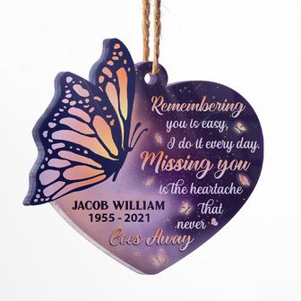 Missing You Personalized Acrylic Ornament - Memorial Gift - Thegiftio UK