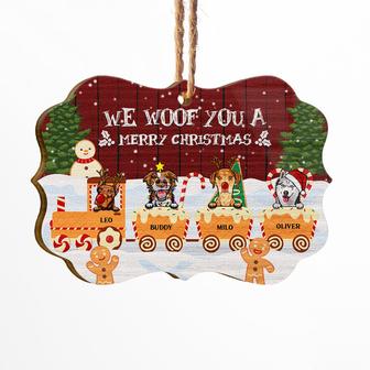 We Woof You Personalized Ornament - Gift for Dog Lovers - Thegiftio UK