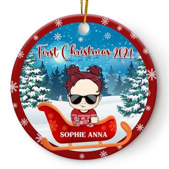 Baby First Christmas Personalized Ornament - Christmas Gift - Thegiftio UK
