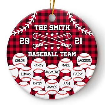 2021 Baseball Team Personalized Ornament - Christmas Gift - Thegiftio UK