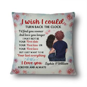 I Love You Forever Always Custom Pillow - Gift for Couples - Thegiftio UK