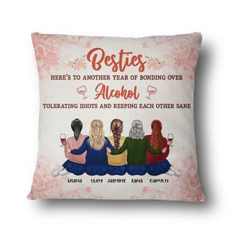 Bestie Keeping Each Other Sane Personalized Pillow - Gift - Thegiftio UK