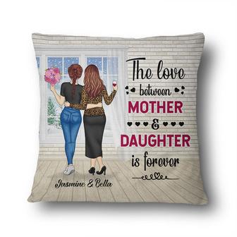 The Love Between Mother & Daughter Custom Pillow - Thegiftio UK