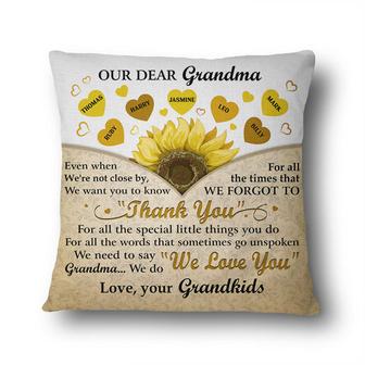 Grandma We Need To Say We Love You Personalized Pillow - Thegiftio UK