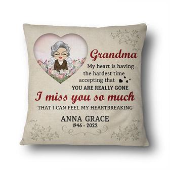 Grandma I Miss You So Much Personalized Pillow - Gift - Thegiftio UK
