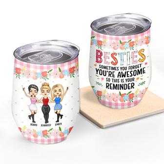 You’re Awesome Reminder Custom Tumbler - Gift for Bestie - Thegiftio UK