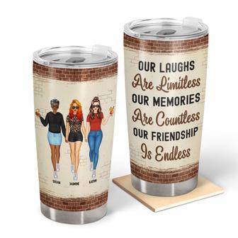 Bestie Our Friendship Is Endless Custom Tumbler - Thegiftio UK