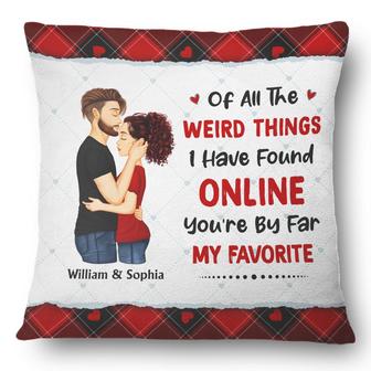 Couple You Are My Favorite Custom Pillow - Gift for Couples - Thegiftio UK