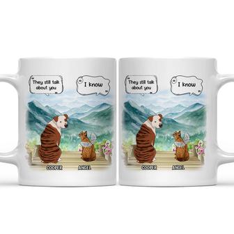 Memorial They Still Talk About You Personalized Mug - Thegiftio UK