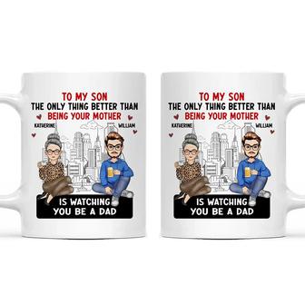 Cartoon Better Than Being Your Mother Custom Mug - Thegiftio UK