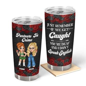 Y2K Bestie Partners In Crime Custom Tumbler - Bestie Gift - Thegiftio UK