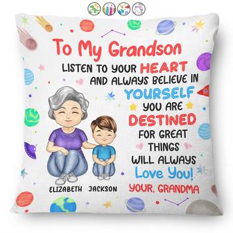 Listen To Your Heart Personalized Pillow - Gift for Daughter - Thegiftio UK