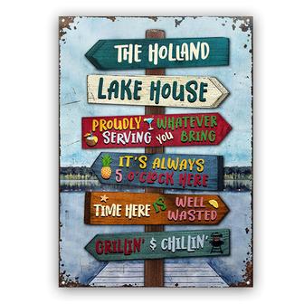 Lake House Proudly Serving Whatever You Bring Custom Metal - Thegiftio UK