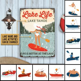 Lake House Vintage Lake Life Custom Metal Sign - Gift - Thegiftio UK