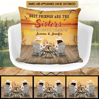Lakes Bestie Choose Custom Pillow - Gift for Best Friend - Thegiftio UK