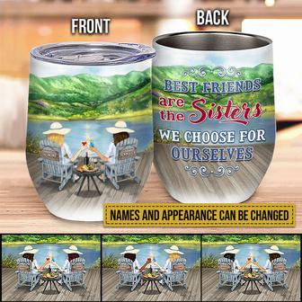 Lakes Bestie Choose For Ourselves Custom Wine Tumbler - Thegiftio UK