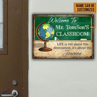 Life Is Not Custom Classic Metal Sign - Gift for Teachers - Thegiftio UK
