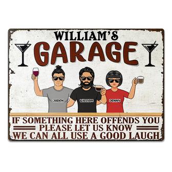 We Can Use A Good Laugh Custom Metal Sign - Gift for Besties - Thegiftio UK