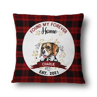 My Forever Home Personalized Pillow - Gift for Dog Lovers - Thegiftio UK