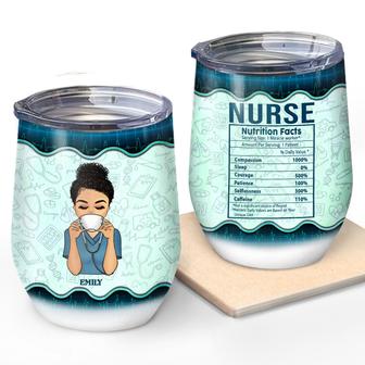 Nurse Nutrition Facts Personalized Tumbler - Gift for Nurses - Thegiftio UK