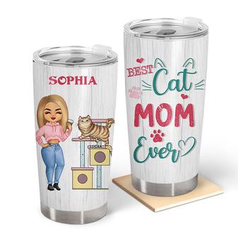 Cat Mom Gift for Cat Lover Custom Tumbler - Cat Lovers Gift - Thegiftio UK