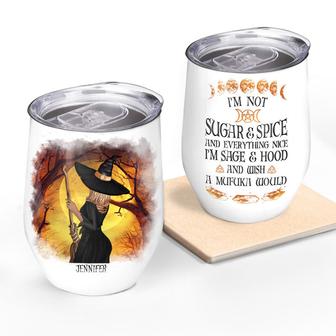 Witch I'm Not Sugar & Spice Custom Tumbler - Halloween Gift - Thegiftio UK