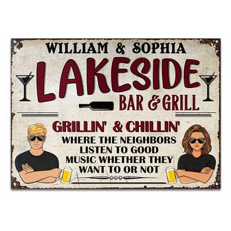 Where The Neighbors Listen Custom Metal Sign - Gift for Home - Thegiftio UK