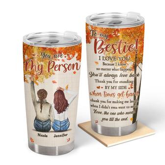 Autumn Best Friend To My Bestie Custom Tumbler - BFF Gift - Thegiftio UK