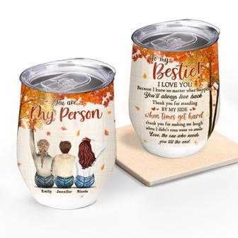 Autumn Best Friend To My Bestie Custom Tumbler - BFF Gift - Thegiftio UK